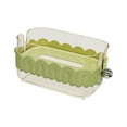 thumbnail image 2 of Caja de pañuelos de papel con tapa, elegante y decorativa, para guardar pañuelos de escritorio. Verde, 2 of 9