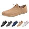 thumbnail image 2 of XIMIN Men's Round Toe Hand-Stitched Soft Non-Slip Driving Moccasin Loafers Comfortable Casual Shoes Lightweight Outdoor Hiking Shoes, 2 of 4
