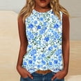 thumbnail image 2 of Levmjia Womens Sleeveless Tank Tops Summer Casual Loose Round Neck Cotton Blouse for Women Fashion Comfortable Breathable Trendy Streetwear, 2 of 4