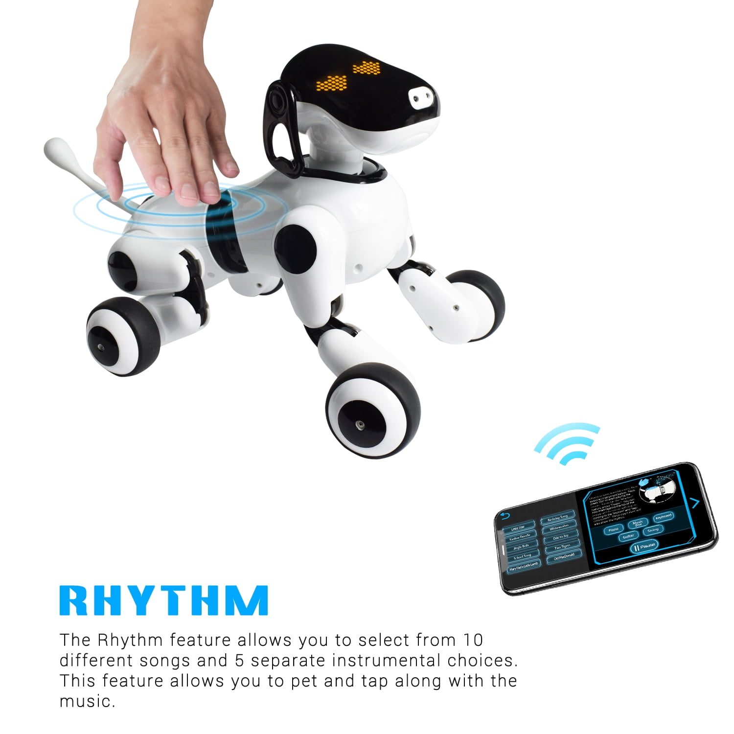 contixo puppy smart interactive robot pet toy