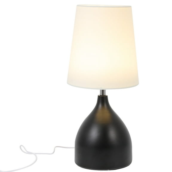 FRCOLOR 1Pc Bedroom Touch Type Light Decorative Intelligent Light Chic Table Lamp Black