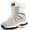 Gray, variant on Ecetana Snow Boots for Women Mid-Calf Winter Boots Lace Up Non-Slip Outdoor Hiking Boots