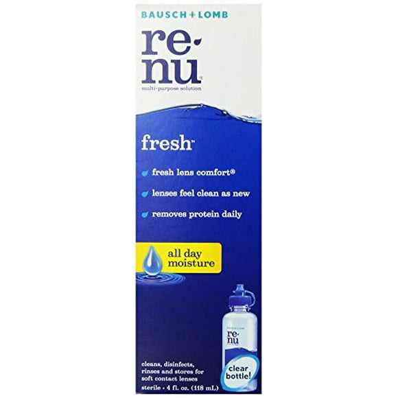 Bausch & Lomb ReNu Solution Polyvalente Fraîche, 4 fl oz