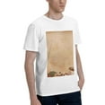 thumbnail image 2 of Bingfone Engraved Coffee On Kraft Paper Men'S Loose Fit Short-Sleeve Pocket T-Shirt, 2 of 7