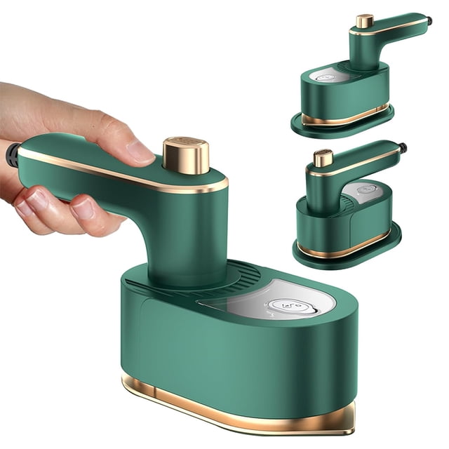 Plancha Portátil 2 en 1 con Vapor – Compacta