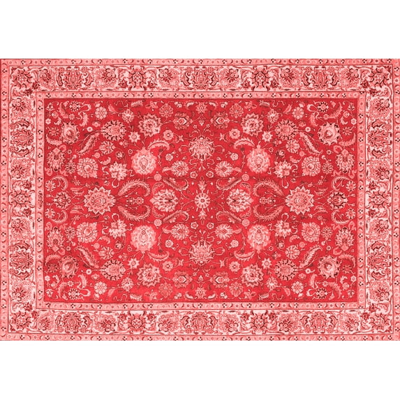 Ahgly Company Indoor Rectangle Persian Red Traditional Area Rugs, 2' x 3'