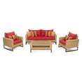 thumbnail image 1 of RST Brands Mili Wicker 4 Piece Patio Conversation Set, 1 of 8