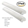 [2Pack] hiccapop Foam Bed Bumpers Toddler Bed Rails with Waterproof