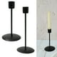 thumbnail image 5 of 2 piezas soporte de vela cónica candelabro MESA CENTRO DE MESA cena Negro, 5 of 9