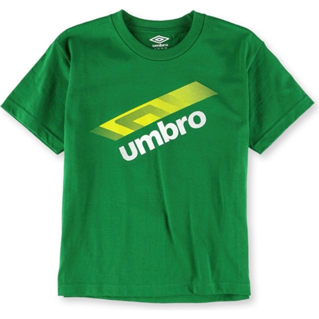 Umbro Boys Stripe Graphic T-Shirt, Verde, S (8)
