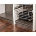 thumbnail image 3 of Hardware Resources Pob1-161711 11" Tall Heavy Duty Pull Out Wire Closet Basket - Chrome, 3 of 4