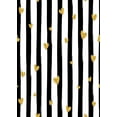 thumbnail image 2 of GreenDecor Gold Love Photography Backdrops Black and White Stripe Background for Valentine's Day Backdrop Shooting Props 5x7ft, 2 of 4