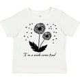 thumbnail image 3 of Inktastic I'm a Wish Come True Dandelion in Black Boys or Girls Toddler T-Shirt, 3 of 5