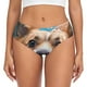 thumbnail image 1 of Fotbe Sea Swimming Corgi Calzones Estampados para Mujer – Ropa Interior de Algodón, Cómoda, Suave y Elástica-4X-Large, 1 of 6