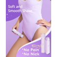 thumbnail image 3 of Recortadora de bikini eléctrica VG VOGCREST 2 en 1 para el cuerpo, color morado, 3 of 8