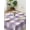 Purple, variant on Purple Checkered Tablecloth Square Table Cloth 54x54, Waterproof Outdoor Table Cloth Covers Decorative Table Protector, Farmhouse White Buffalo Plaid Washable Table Cover for Kitchen Dinning Party