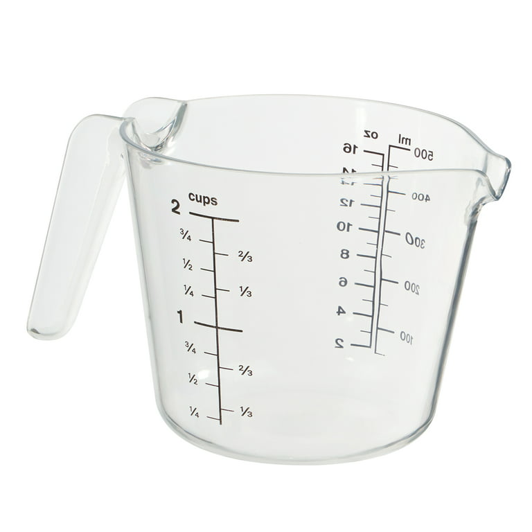 20 oz Measuring Cup Standard Metric Measurement Clear Plastic