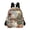Snowman with Christmas Tree, variant on JIALIOU Mini Backpack Purse for Women Quilted Casual Daypack Small Travel Shoulder Bag, Duck with Raincoat and Cap