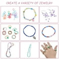 thumbnail image 3 of 15 Color Glass Seed Beads 2-4mm Small Assorte Tiny Tube Beads for Jewelry Making, 3 of 5