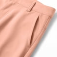 thumbnail image 3 of nerohusy Girls' Uniform Wide Leg Pants Button Straight Fit School Dress Pants Casual Flat Front Stretch Preppy Pants with Pockets Pink,12-13Years, 3 of 7