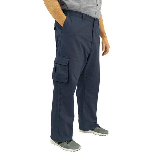 ROCXL Big & Tall Sizes 42 to 68 Men's Cargo Pants Expandable Waist ...