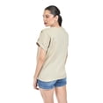 thumbnail image 3 of Blusa de lino con botones Roman Fashion /Juvenil, 0320 (Beige) beige CH, 3 of 5