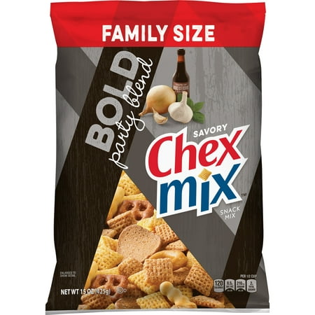 Chex Mix Savory Bold Party Blend Snack Mix, 15 oz