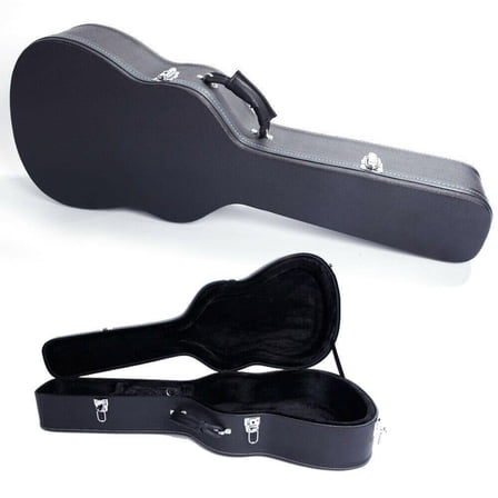 HDTFGB 39" Guitar Hard Case Microgroove Flat Fit Acoustic Guitar