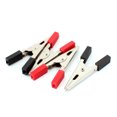 thumbnail image 1 of Unique Bargains Poignée en Plastique Isolant Testeur de Puissance Clip Alligator 2 Pouces de Long 4 Pcs, 1 of 1