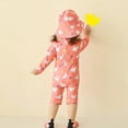 thumbnail image 5 of Hienoo Baby Boys Long Sleeve Full Coverage One-Piece Swimsuit Sunsuit and Matching Hat, Sizes 1-7, 5 of 8