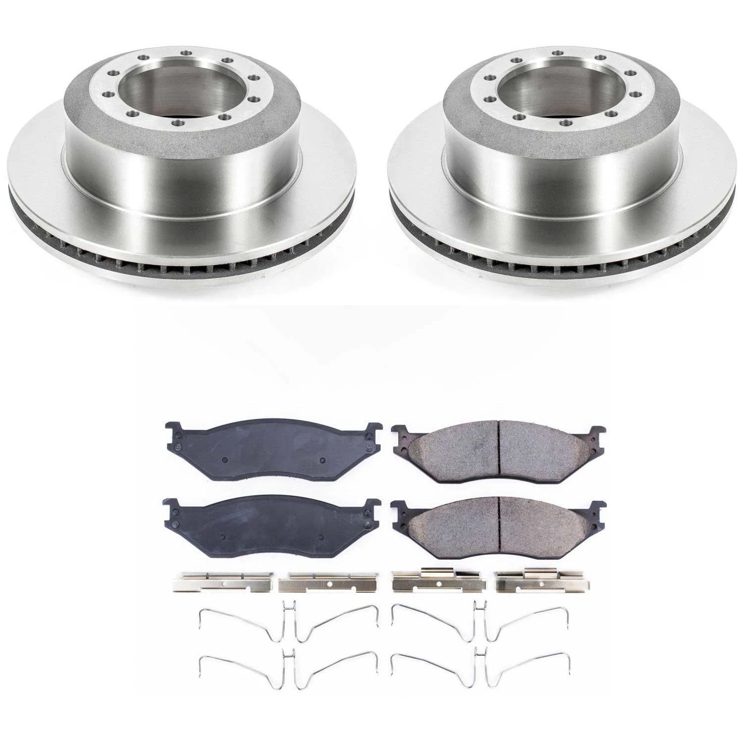 PowerStop Front and Rear Stock Replacement Brake Pad and Rotor Kit Fits: FORD Select Models KOE8395