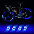 thumbnail image 1 of 4 x LED Bike Wheel Light, Waterproof LED Bike Wheel Light with 3 Flashing Modes LED Bike Wheel Light for Adult and Child Bike - Blue, 1 of 5