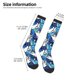 thumbnail image 2 of Balery Blue and White Butterflies Calcetines novedosos Calcetines deportivos Calcetines hasta la rodilla Calcetines de algodón Calcetines originales y geniales, 2 of 6