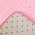 thumbnail image 6 of PiccoCasa Shaggy Area Rug Soft Plush Area Runner Rug, Pink 32" x 47", 6 of 6