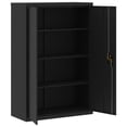 thumbnail image 2 of vidaXL File Cabinet Black 90x40x140 cm Steel, 2 of 5