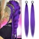 thumbnail image 2 of Extensión de cola de caballo con lazo de color para mujeres y niñas, accesorios para cabello oscuro para festivales, fiestas de Halloween, horquilla de 26 pulgadas., 2 of 9