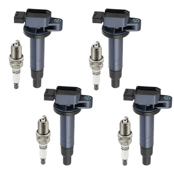 Maxpeedingrods 4X Ignition Coils & 4X Spark Plugs For Toyota Yaris L4 1.5L Hatchback 2006-2018