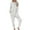 White, variant on Womens 2 Piece Casual Loose Sets 2025 Fall Solid Color Long Sleeve Soft Comfy Workout Athletic Outfits Tracksuit Sweatsuits,Purple,2XL