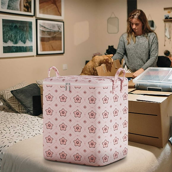 Large Capacity Quilt Storage Bag, Water-Resistant Foldable Organizer for Clothes, Bedding & Moving, Multiple Sizes Available, Non-Woven Fabric