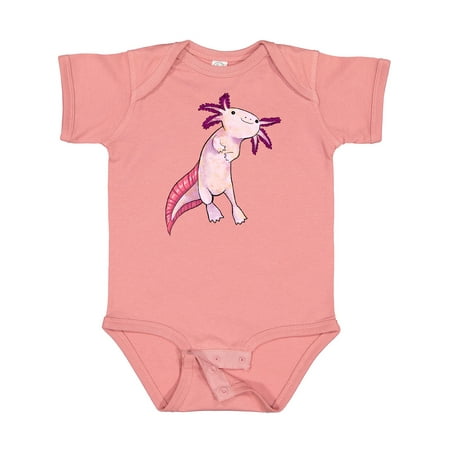 

Inktastic Axolotl Says Hello Cute Salamander Gift Baby Boy or Baby Girl Bodysuit