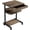 Taupe Wood, variant on Yaheetech Rolling Computer Desk with Drawer & Keyboard Tray, Mobile Laptop Desk Cart Standing Computer Workstation for Home Office, Gray