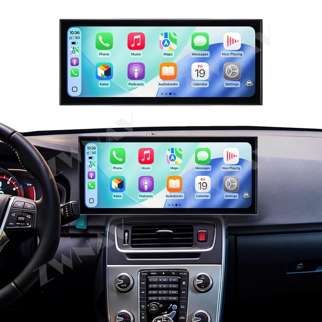 ZWNAV 15.8 inch Android 15 Car Radio For Volvo S60 2011-2019 HD Multimedia Video Player Navigation GPS DVD 4G DSP Stereo Bluetooth