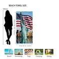 thumbnail image 6 of 100Fens Microfiber Beach Towel Super Lightweight Colorful Bath Towel Sandproof Beach Blanket Multi-Purpose Towel For Travel Swimming Pool 30X60 Inch, 6 of 6