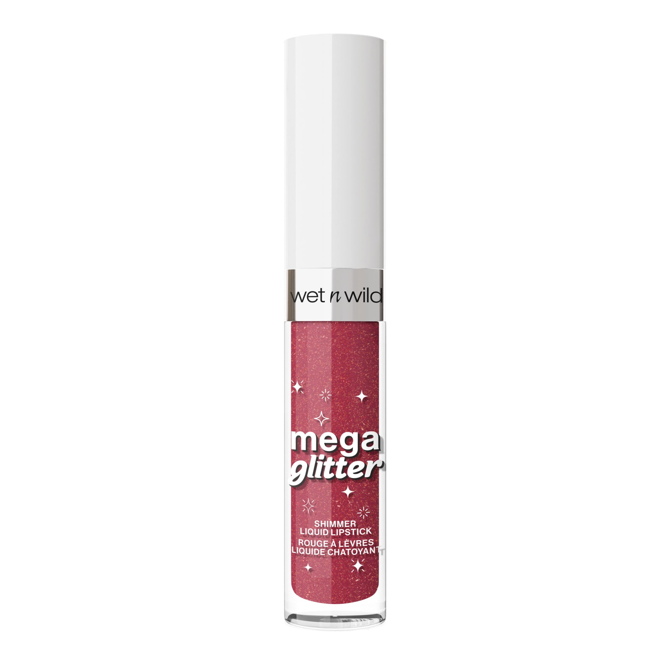 wet n wild  Mega Glitter Shimmer Liquid Lipstick, Pink Future