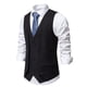 thumbnail image 4 of pstuiky Camisetas sin mangas para hombre, Blusa sin mangas con botones y bolsillos estilo retro para hombre Tops elegantes para mujer s, 4 of 9