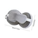 thumbnail image 3 of Almohada de cuello en forma de U con memoria 2 en 1 y máscara integrada para los ojos | Soporte cervical ergonómico | Cojín portátil para siestas de viaje | Para avión, coche, hogar, oficina, 3 of 6