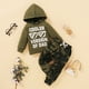 thumbnail image 5 of Ropa para bebé niño, sudadera con capucha de manga larga con estampado de letras divertidas y pantalones, 5 of 5