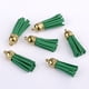 thumbnail image 5 of Qarigey 100 Piezas de cuero portátil llavero borla pendiente collar decoración colgante accesorios para hacer joyas Cabeza de oro rosa AP018632-01, 5 of 6