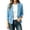 Sky Blue, variant on Guluxicc Open Front Blazers for Women Long Sleeve Dressy Jackets with Pockets Business Casual Jackets for Office Everyday Fall Winter