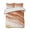 Burnt Orange, variant on Quilts Full Size Bedding Set, Blue Beach Coastal Lightweight Quilted Comforter, Summer Nautical Seaside Ocean Ombre Soft Reversible Bedspread Coverlet with Pillow Covers for All Season, 78" x 90"